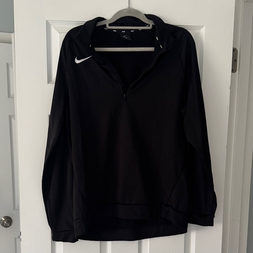 Nike Black Quarter-Zip Sweatshirt